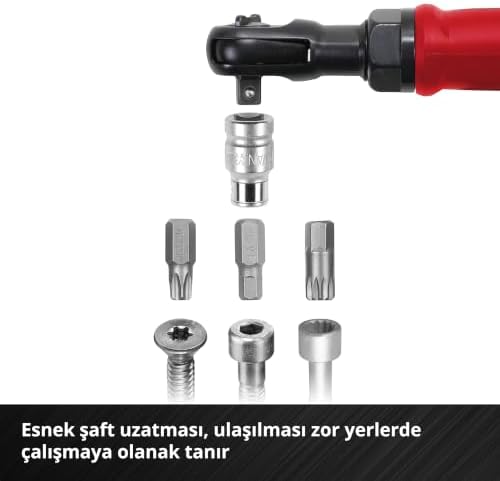 Orijinal XL-CASE Otomotiv Bit Seti – 40 Parça (10 mm Altıgen Saplı CrV Çelik Power Bitler, 10 mm Altıgen 3/8" ve 1/2" Kare Lokma Adaptörleri, Saklama Kutusu Dahil) - 49109032 - Görsel 3