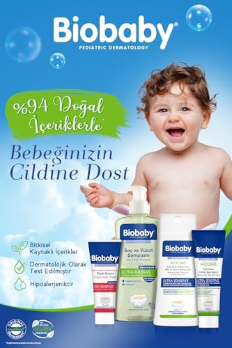Ultra Hassas Bebek Şampuanı – Saç ve Vücut İçin, Organik Elma Özlü-3’lü Set (500 ml x 3)
