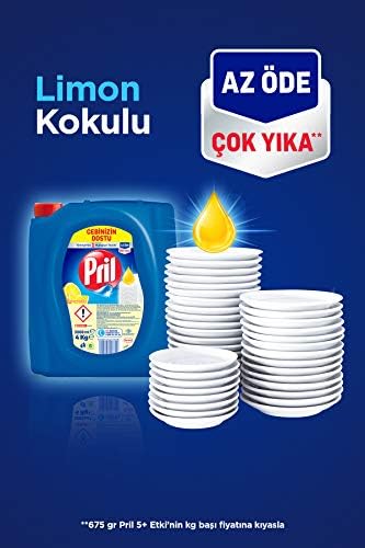 Alternative view of Limon Kokulu Sıvı Bulaşık Deterjanı 1 x 4 KG, Limon 4kg