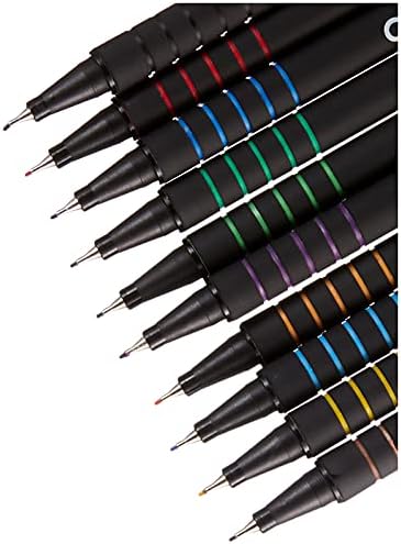 Alternative view of Caretta C-S-55-10Pvc Soft Liner 55 Fineliner Kalem 0, 4 mm, Uç, 10'Lu Karışık Set