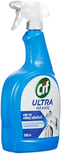 Alternative view of Ultra Hız Güç Yağ Çözücü Sprey Leke ve Kir Çıkarıcı 1000 ml + Cif Kireç Sökücü Sprey 1000 ml