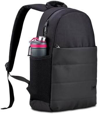 Mila BP-TX100 Serisi 15,6 inch, Su Geçirmez Kumaş ve Su Geçirmez fermuar Notebook, Laptop, Sırt Çantası -Siyah