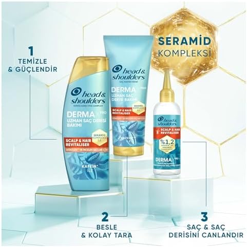 Alternative view of & Shoulders DermaXPRO Scalp & Hair Revitaliser Dökülme Karşıtı Durulanmayan Saç Derisi Serumu Kafein ve Seramid ile 145ml