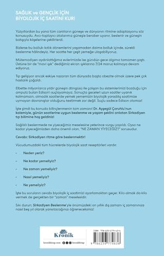 Alternative view of Sirkadiyen Beslenme: Ne Kadar Yediğin Değil Ne Zaman Yediğin Önemli!