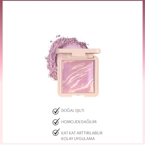 Alternative view of Marble Baked Blusher Fırınlanmış Allık - 02 Lavender