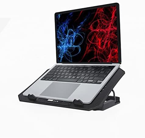 Ventus 5 Fanlı LED Aydınlatmalı Notebook Soğutucu Siyah