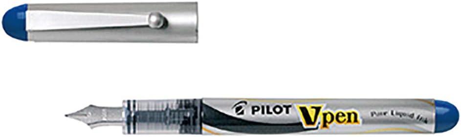 PILOT V-Pen Silver - Mavi
