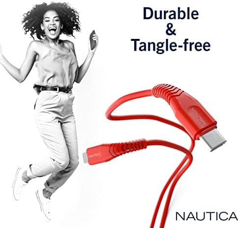 C100 USB-C to Lightning PD 18W Hızlı Şarj ve Data Kablosu 1.2 Metre Kırmızı - Görsel 2