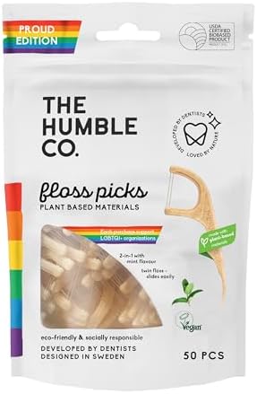 Humble Floss Picks Kürdan Diş İpi 50'li
