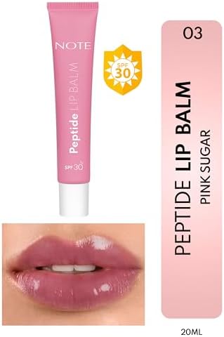 Peptide Lip Balm SPF 30 Nemlendirici ve Parlatıcı Renkli Dudak Balmı - 03 Pink Sugar - Pembe