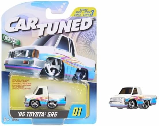 Alternative view of CarTuned S3 1985 SR5, Desenli Custom Diecast Araba, Çok Renkli, Metal Gövde, Arabası