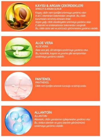 Aydınlatıcı Vücut Peeling Scrub Gel 150 ml