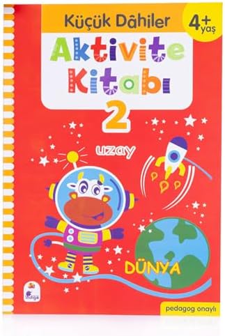 Aktivite Kitabı 2 - Küçük Dahiler 4+Yaş: Pedagog Onaylı