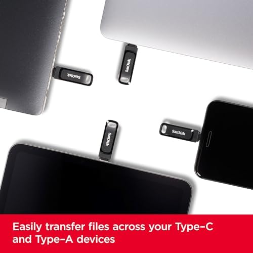 128GB Ultra Dual Drive Go USB Type-C Drive, Sürücü SDDDC3-128G-G46 - Görsel 3