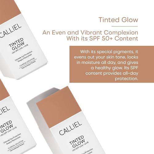Alternative view of Calliel Günlük Renkli Likit Güneş Kremi Hafif Yapı Ton Eşitleyen SPF 50 – 02-50 ml