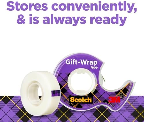 Scotch Hediye Bandı, 3/4" x 650", 6 Dispenser/Paket