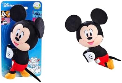 Simba, 6315870156,  Mickey Kafabandı, Kolay Temizlenebilir, Rahat Tasarım, Kıyafetler ile Takılabilir, 17 Cm