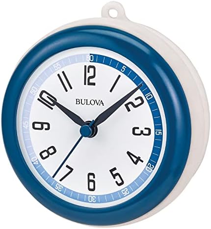 Clocks Model C4882 Duş Mate, Küçük, Mavi ve Beyaz