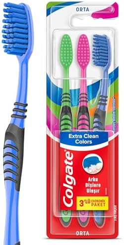 Extra Clean Colors Diş Fırçası 2+1