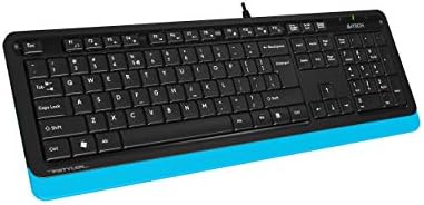 A4Tech FK10 Q USB Türkçe FN-MULTİMEDYA Siyah/Mavi Klavye - Görsel 3