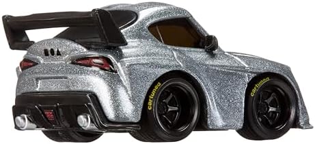 CarTuned JDM Seri 2 2022 GR Supra, Gri, Metal Gövde, Biriktirilebilir Oyuncak Araba