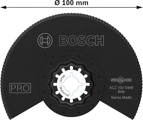 1x PRO ACZ 100 SWB Starlock Testere Ucu (Çatı keçesi, Polistiren PS, Ø 100 mm, Professional Aksesuar Çok Fonksiyonlu Makine) - Görsel 3