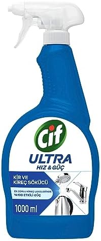 Ultra Hız & Kireç Sökücü Sprey Leke ve Kir Çıkarıcı 1000 ml
