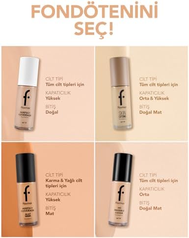 Invisible Cover HD Hafif Yapılı & Yarı Parlak Bitişli SPF30 Fondöten 120 HNEY