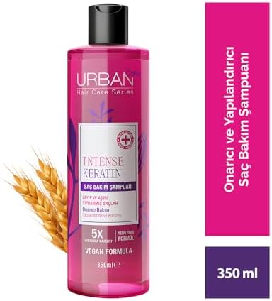 Care Intense Keratin Yoğun Hasar Onarıcı Saç Bakım Şampuanı, 350 Mililitre, Vegan