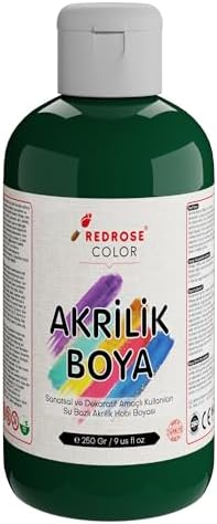 Koyu Yeşil Akrilik Boya 250 gr