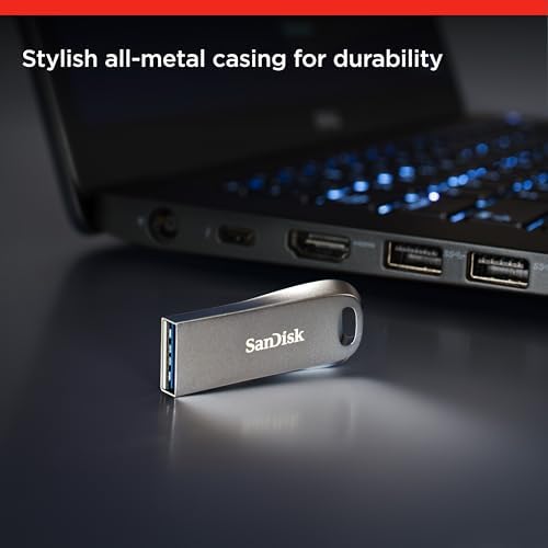Ultra Luxe USB 3.1 Sürücü 64 GB (USB 3.1 Gen 1 ve USB 3.0 uyumlu, 150 MB/s, Şifre Koruması, Veri Kurtarma Yazılımı)
