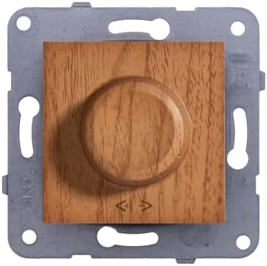 Novella/Trenda Ceviz PRO Dimmer RL 20 500W Mekanizma ve Düğme/Kapak