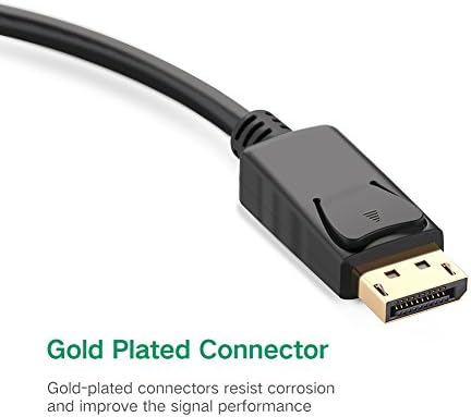 Alternative view of DisplayPort Erkek to VGA Dişi Görüntü Dönüştürücü Siyah