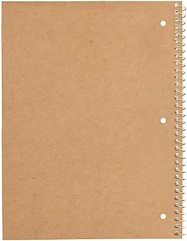 Mead Spiral Defter, 1 Konulu Geniş Çizgili Spiral Ciltli, Pastel Renkli Sevimli Okul Defterleri, 70 Sayfa