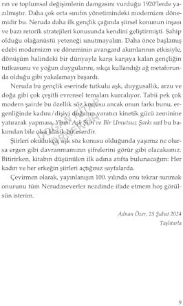 Yirmi Aşk Şiiri: Ve Bir Umutsuz Şarkı