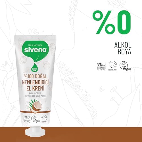 Alternative view of Siveno%100 Doğal El ve Vücut Kremi Hindistan Cevizi Yoğun Nemlendirici Onarıcı Vegan 30 ml