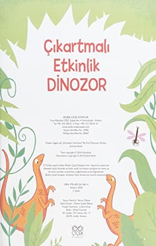 Alternative view of Çıkartmalı Etkinlik - Dinozor: 100 Çıkartma