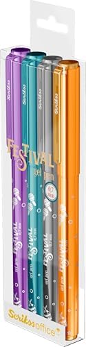 Alternative view of Office Festival Jel Kalem 0.7 mm Vivid Renkler 4'Lü Blıster - 2