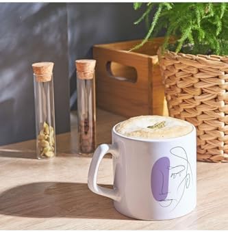 Minimalist Tasarımlı Porselen Kahve Kupası Kupa Bardak