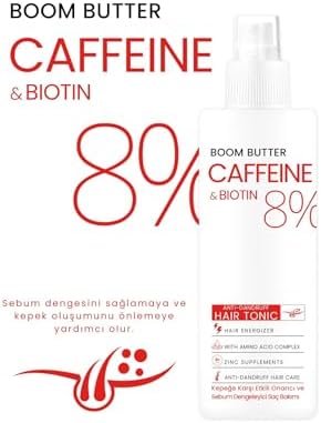 Alternative view of BOOM BUTTER Caffeine Biotine Yavaş Uzayan Kepeklenen Saçlar için Tonik 150 ML