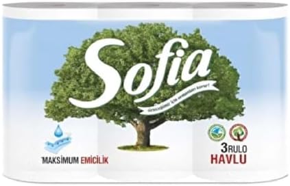 Sofia Havlu Kağıt 4 Kat 3 Rulo