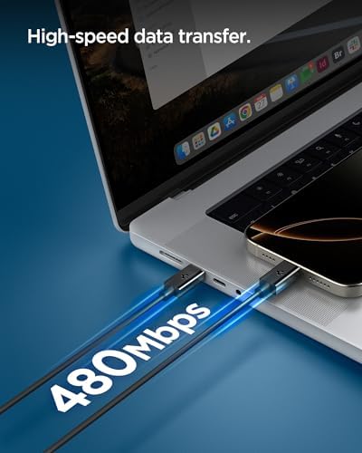 USB-C to USB-C 2 Metre Kablo 60W Güç/PPS 2.0 Desteği Super Hızlı Şarj / 480 Mbps Data Aktarım Hızı Type-C Ekstra Dayanıklı - ACA08720