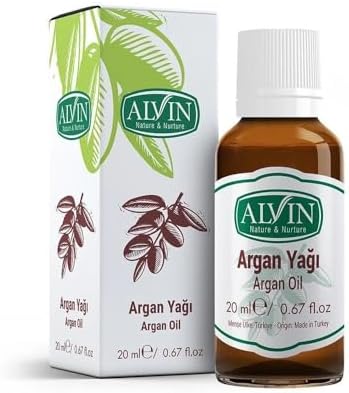 Alvin Argan Yağı, Soğuk Sıkım ve Doğal, Saç Bakımı, 20 ml