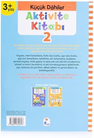 Aktivite Kitabı 2 - Küçük Dahiler 3+ Yaş: Pedagog Onaylı