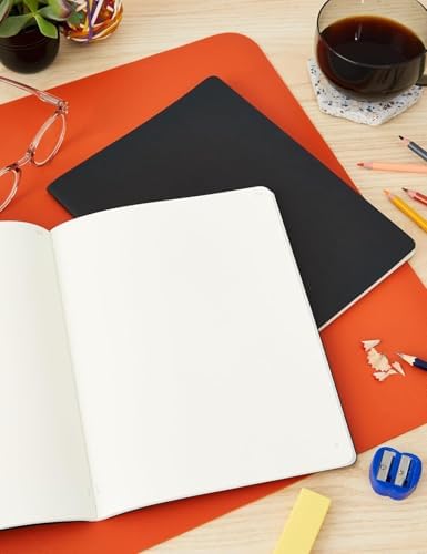 Alternative view of Moleskine Smart Cahier Dergileri Beyaz Sayfalı 2'li Dijital Kayık Seti, Kalem+ ile Uyumlu, Karton Kapak, Ekstra Geniş Format 19 x 25 cm, Siyah, 120 Sayfa