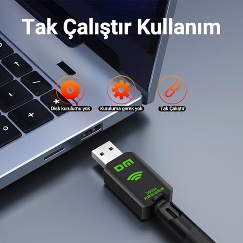Alternative view of AD082 300 Mbps USB Adaptör Wifi Alıcı Verici Access Point