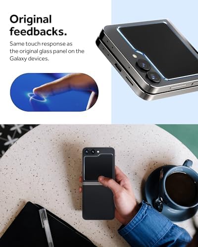 Galaxy Z Flip 6 Cam Ekran Koruyucu Kolay Kurulum Fit (2 Adet) - AGL07973 - Görsel 2