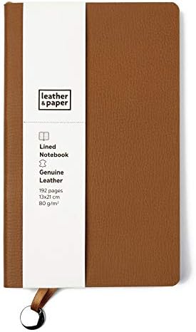 Alternative view of Leather & Paper LP1129 Defter, Taba, Çizgili