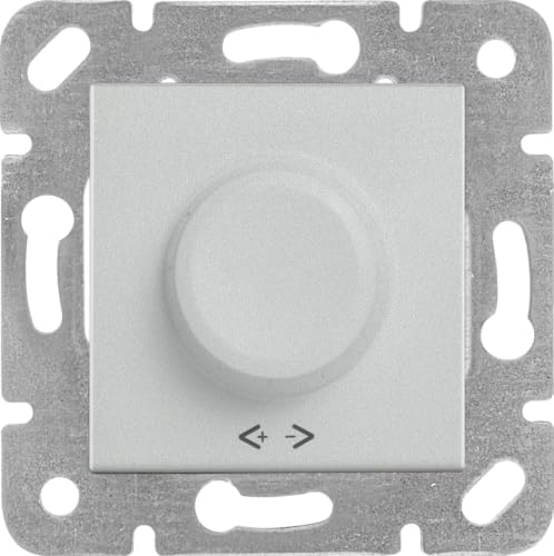 Novella/Trenda Metalik Beyaz PRO Dimmer RL 20 500W Mekanizma ve Düğme/Kapak