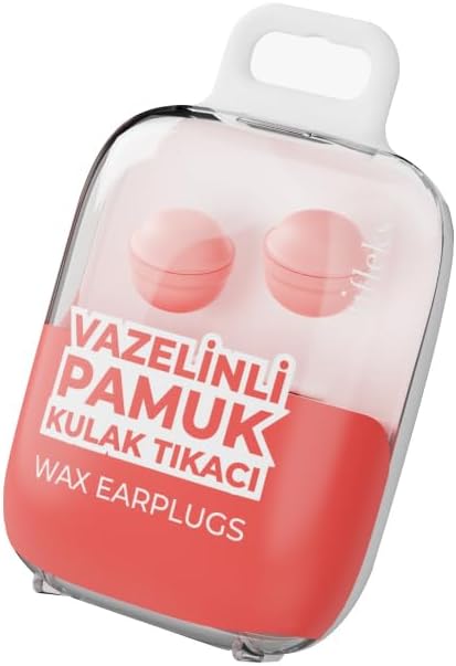 4'lü Vazelinli Pamuk Kulak Tıkacı Renkli